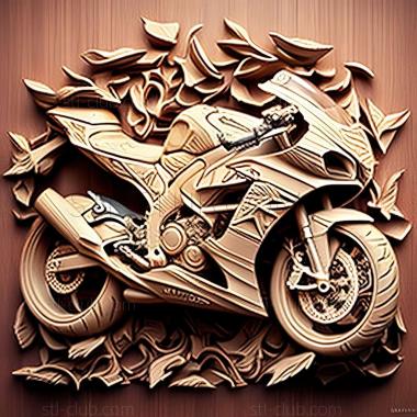 3D модель Kawasaki Ninja ZX 6R (STL)